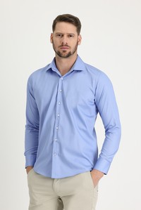 Erkek Giyim - Uzun Kol Non Iron Slim Fit Gömlek