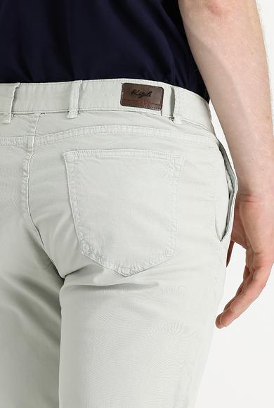 Erkek Giyim - EKRU 56 Beden Slim Fit Spor Pantolon