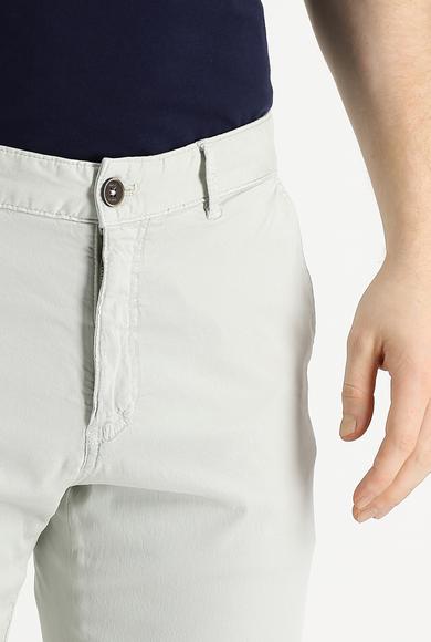 Erkek Giyim - EKRU 56 Beden Slim Fit Spor Pantolon