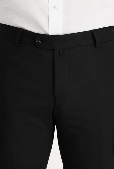 Erkek Giyim - SİYAH 64 Beden Yünlü Klasik Pantolon