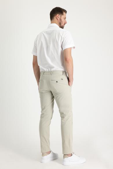 Erkek Giyim - ORTA BEJ 70 Beden Desenli Spor Pantolon