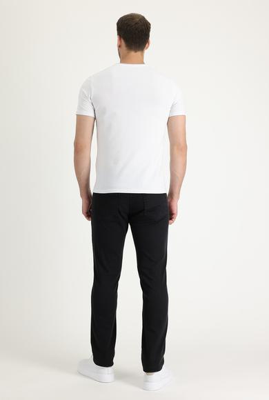 Erkek Giyim - SİYAH 34 Beden Süper Slim Fit Denim Pantolon