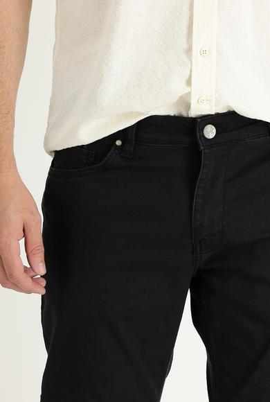 Erkek Giyim - SİYAH 33 Beden Slim Fit Denim Pantolon