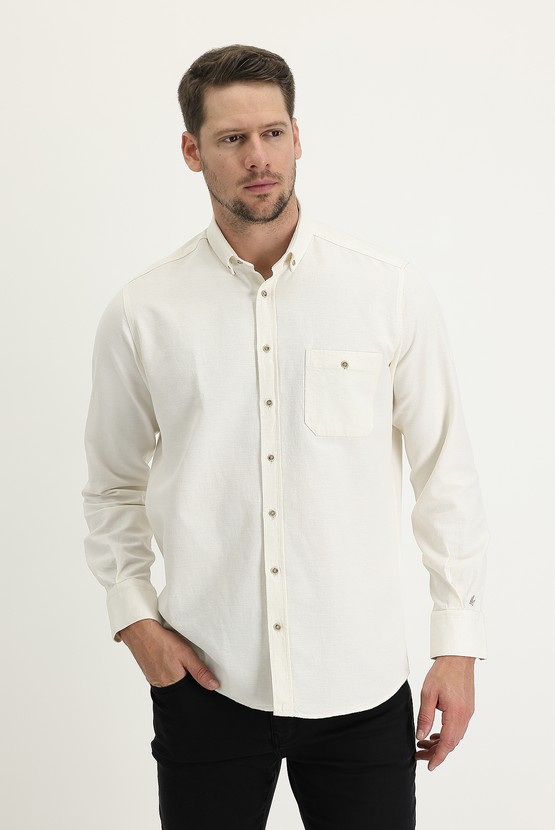 Erkek Giyim - Eco-Line Uzun Kol Regular Fit Gömlek