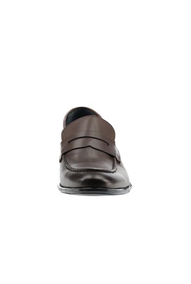 Erkek Giyim - KOYU KAHVE 45 Beden Klasik Deri Ayakkabı