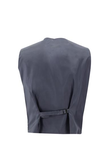Erkek Giyim - SİYAH 52 Beden Regular Fit Kombinli Yelekli Takım Elbise