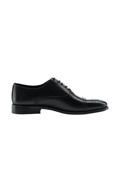 Erkek Giyim - SİYAH 43 Beden Klasik Deri Ayakkabı