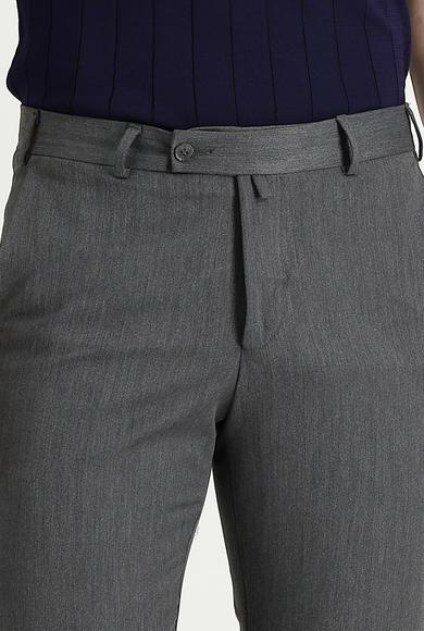 Erkek Giyim - AÇIK GRİ 54 Beden Slim Fit Klasik Pantolon