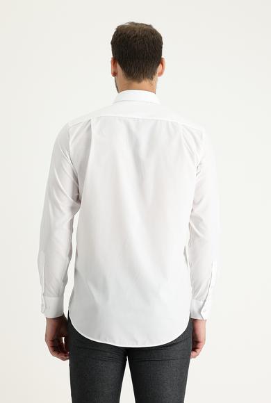 Erkek Giyim - BEYAZ 3X Beden Uzun Kol Klasik Gömlek