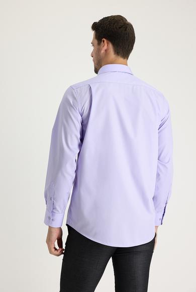 Erkek Giyim - LİLA XXL Beden Uzun Kol Klasik Gömlek