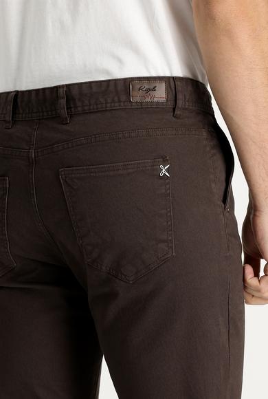 Erkek Giyim - ORTA KAHVE 52 Beden Regular Fit Spor Pantolon