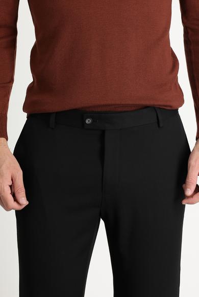 Erkek Giyim - SİYAH 44 Beden Süper Slim Fit Klasik Pantolon