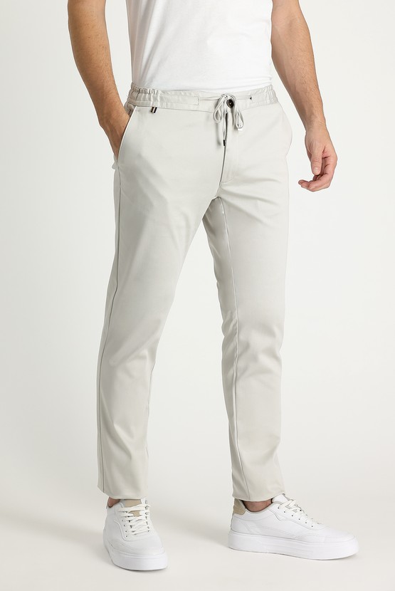 Erkek Giyim - Regular Fit Beli Lastikli İpli Spor Pantolon
