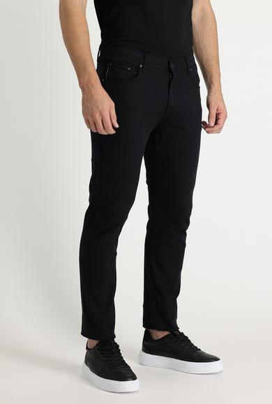 Erkek Giyim - SİYAH 58 Beden Slim Fit Denim Pantolon