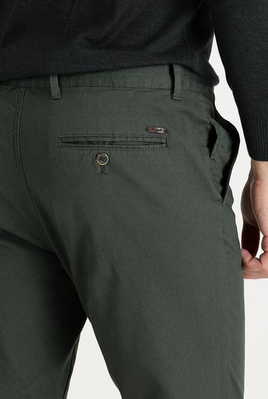 Erkek Giyim - KOYU YEŞİL 48 Beden Regular Fit Spor Pantolon
