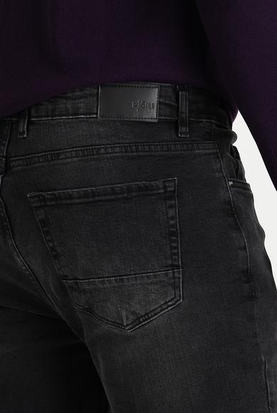 Erkek Giyim - SİYAH 36 Beden Slim Fit Denim Pantolon