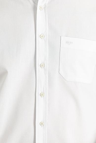 Erkek Giyim - BEYAZ 5X Beden Uzun Kol Regular Fit Gömlek