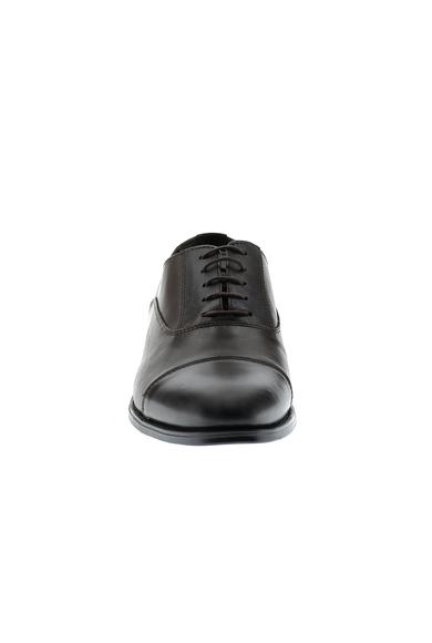 Erkek Giyim - KOYU KAHVE 44 Beden Bağcıklı Klasik Deri Ayakkabı