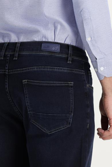 Erkek Giyim - KOYU LACİVERT 46 Beden Regular Fit Denim Pantolon
