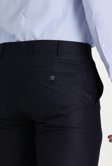 Erkek Giyim - KOYU LACİVERT 70 Beden Slim Fit Klasik Pantolon