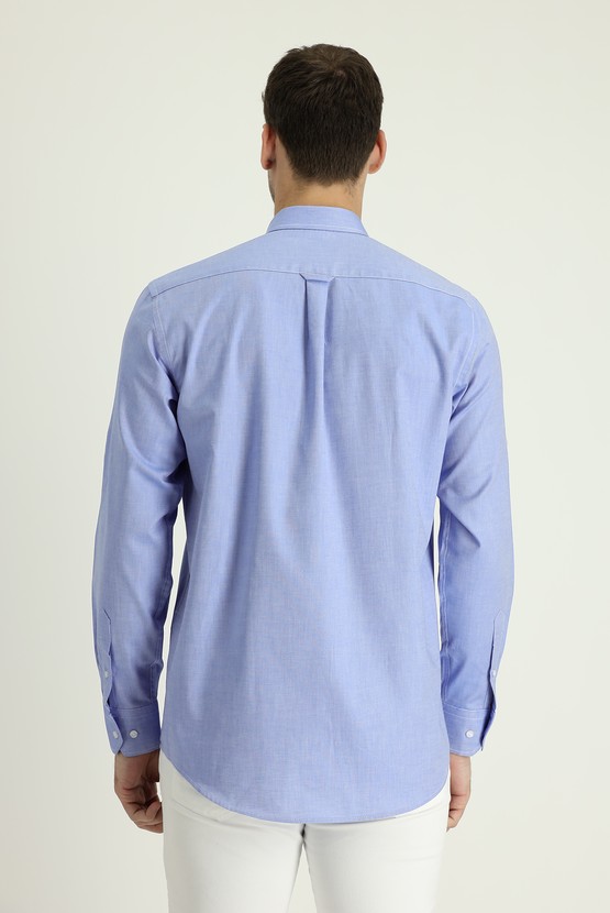 Erkek Giyim - Uzun Kol Relax Fit Gömlek