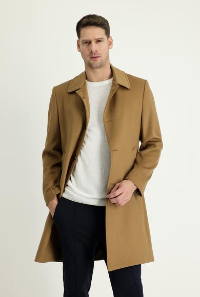 Erkek Giyim - CAMEL 50 Beden Klasik Palto