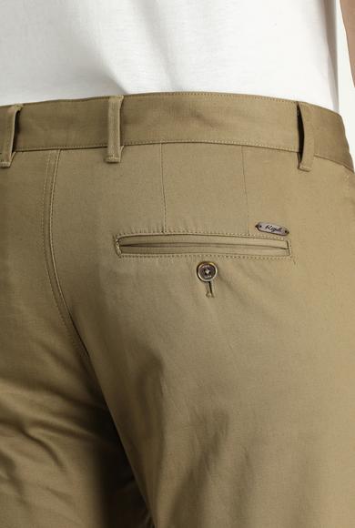 Erkek Giyim - KOYU BEJ 50 Beden Regular Fit Spor Pantolon