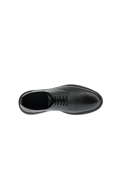 Erkek Giyim - SİYAH 40 Beden Bağcıklı Deri Ayakkabı