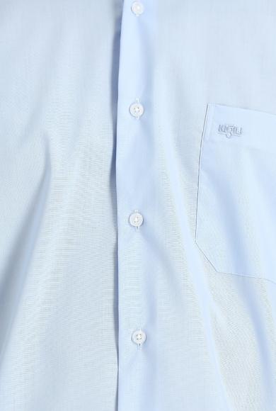 Erkek Giyim - UÇUK MAVİ M Beden Uzun Kol Klasik Gömlek