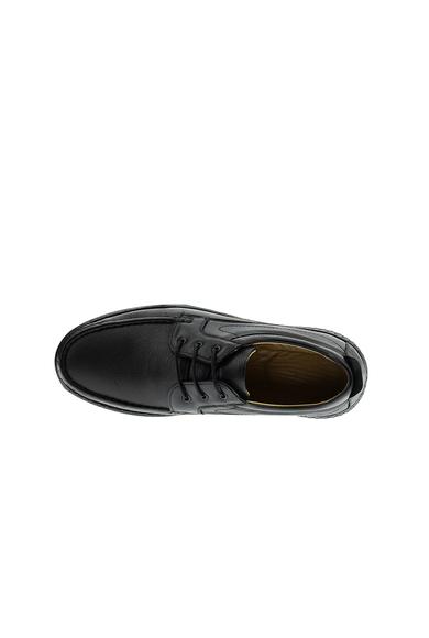 Erkek Giyim - SİYAH 40 Beden Bağcıklı Casual Deri Ayakkabı