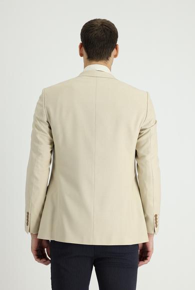 Erkek Giyim - AÇIK BEJ 58 Beden Klasik Ceket
