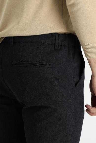 Erkek Giyim - SİYAH 50 Beden Slim Fit Spor Pantolon