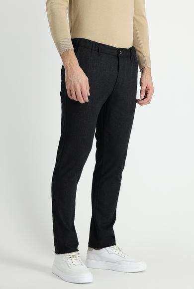 Erkek Giyim - SİYAH 50 Beden Slim Fit Spor Pantolon