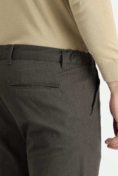 Erkek Giyim - ORTA KAHVE 52 Beden Slim Fit Spor Pantolon