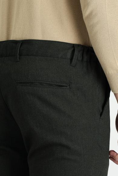 Erkek Giyim - KOYU YEŞİL 48 Beden Slim Fit Spor Pantolon