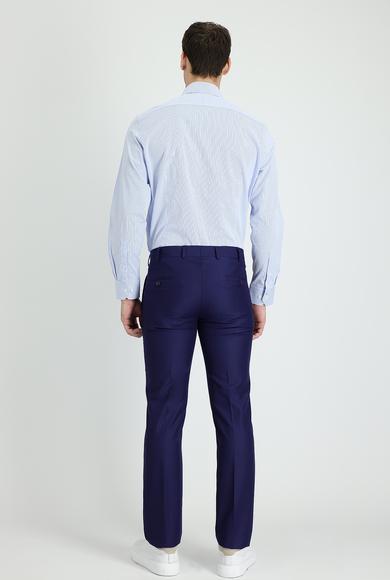 Erkek Giyim - ORTA LACİVERT 64 Beden Klasik Pantolon