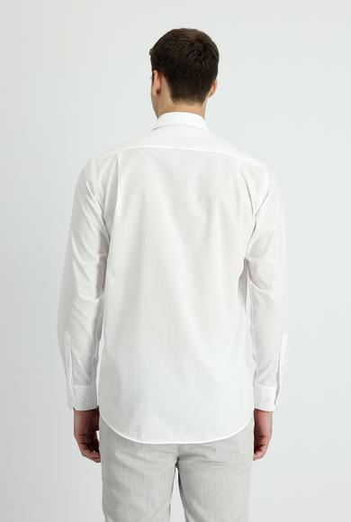 Erkek Giyim - BEYAZ XL Beden Uzun Kol Klasik Gömlek