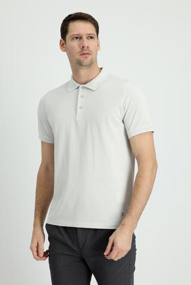 Erkek Giyim - TAŞ M Beden Polo Yaka Regular Fit Nakışlı Tişört