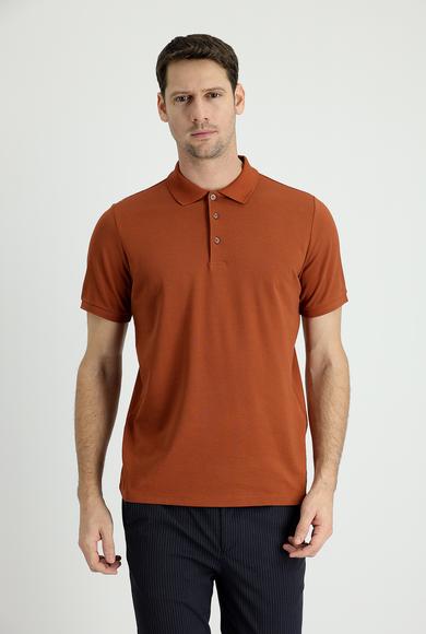 Erkek Giyim - TARÇIN L Beden Polo Yaka Regular Fit Nakışlı Tişört