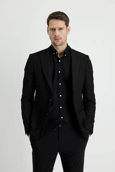 Erkek Giyim - SİYAH 50 Beden Klasik Ceket