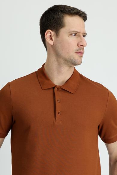 Erkek Giyim - TARÇIN XXL Beden Polo Yaka Slim Fit Tişört