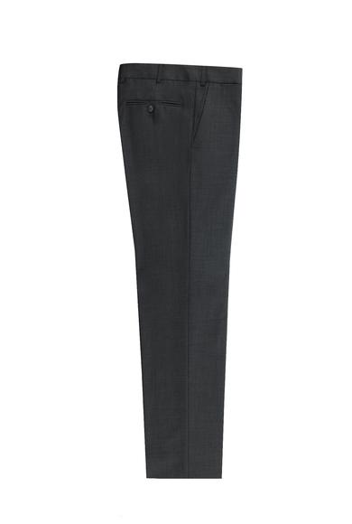 Erkek Giyim - ANTRASİT 48 Beden Slim Fit Yünlü Klasik Pantolon