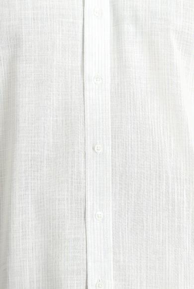 Erkek Giyim - AÇIK MAVİ M Beden Kısa Kol Regular Fit Gömlek