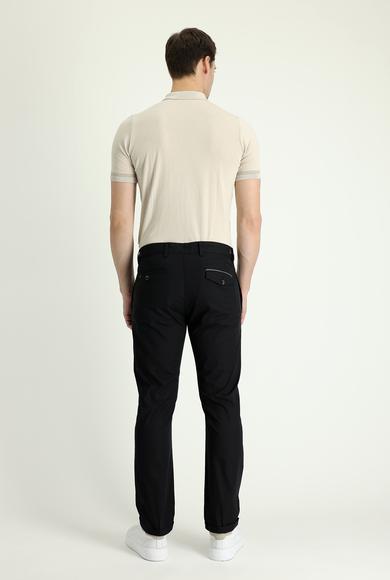 Erkek Giyim - SİYAH 54 Beden Regular Fit Spor Pantolon