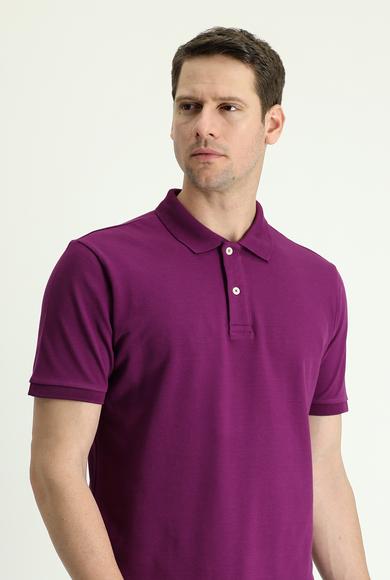 Erkek Giyim - MÜRDÜM M Beden Polo Yaka Regular Fit Nakışlı Tişört