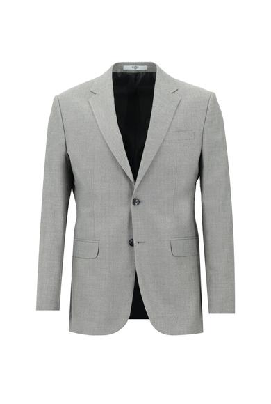 Erkek Giyim - ORTA GRİ 44 Beden Slim Fit Klasik Takım Elbise