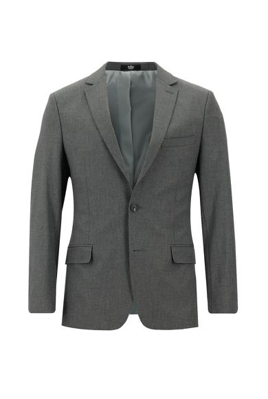 Erkek Giyim - KOYU FÜME 54 Beden Süper Slim Fit Klasik Takım Elbise