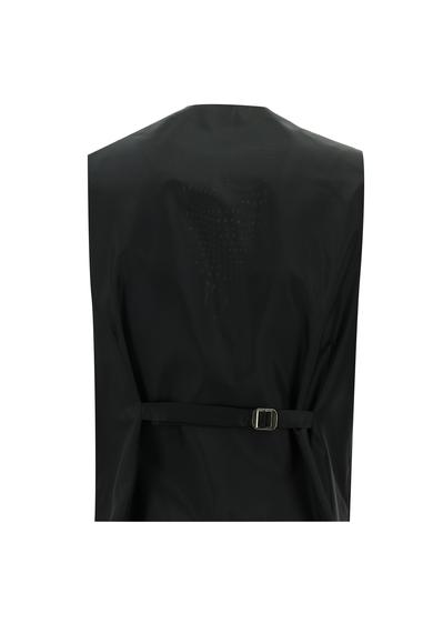 Erkek Giyim - SİYAH 58 Beden Slim Fit Klasik Yelekli Takım Elbise