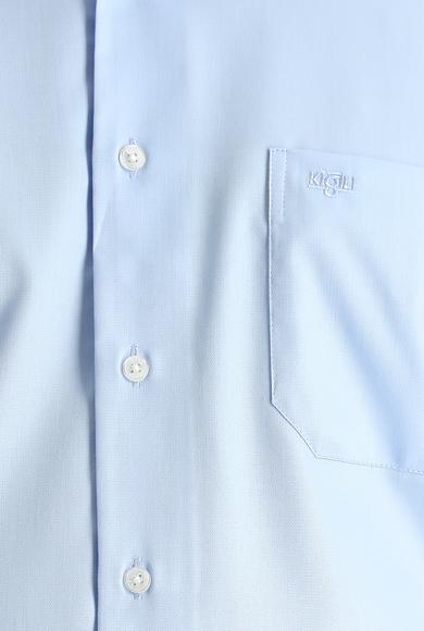 Erkek Giyim - UÇUK MAVİ L Beden Uzun Kol Non Iron Klasik Gömlek