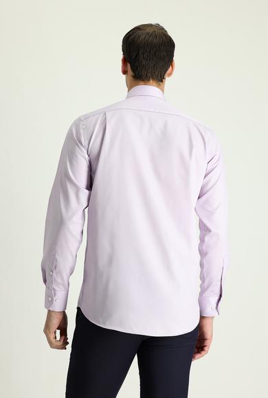 Erkek Giyim - LİLA 3X Beden Uzun Kol Non Iron Klasik Gömlek